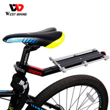 WEST BIKING-Soporte de equipaje de bicicleta, rejilla trasera para carga, estante Reflector, soporte de bolsa de sillín 2024 - compra barato