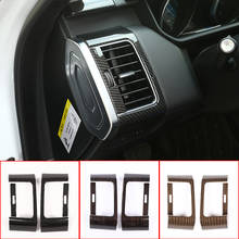 Cubierta de protección embellecedora para salpicadero de coche, Panel de salida de aire lateral de fibra de carbono, ABS, para Land Rover Range Rover Sport 2014-2018 2024 - compra barato