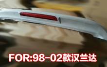 Rqxr unpainted abs cauda asa telhado viseira spoiler traseiro para toyota highlander 1998-2002 2024 - compre barato