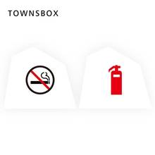 Letter Custom Printing Text Logo Mark Icon Picture Acrylic Sign Plate Wall No Smoking Sign Fire Extinguisher Indicator Signboard 2024 - buy cheap