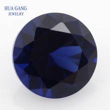 1000 peças tamanho 0.8 ~ 3.0mm cor azul-corundum 34 # pedras nano cera configuração redonda corte brilhante pedras sintéticas para joias 2024 - compre barato