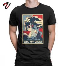 Men's T Shirt Anime Jojos Bizarre Adventure Joseph Joestar Funny 100% Cotton Tee Shirt Japanese Crewneck T-Shirts Graphic Tops 2024 - buy cheap