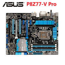Original ASUS P8Z77-V Pro 1600Mhz DDR3 LGA 1155 Motherboard ATX 32GB PCI-E X16 Desktop Computer PC Mainboard Plate P8Z77V Used 2024 - buy cheap