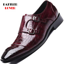 Fashion Business Dress Men Shoes New Classic Leather Homme Suits Footwear Fashion Slip On Formal Shoes Male Oxfords Size 38-48 2024 - compre barato