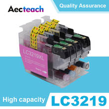 Aecteach 4 цвета совместимый чернильный картридж LC3219 для Brother MFC-J5330DW MFC-J5335DW MFC-J5730DW струйный принтер LC-3219 2024 - купить недорого