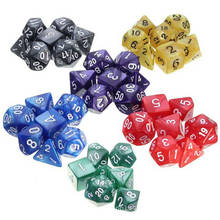 7pcs/Set dnd dice set dadi playing cubes dobbelstenen D4 D6 D8 D10 D20 Multi Sided  polyhedral dice rpg dice 2024 - buy cheap