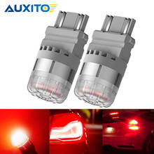 AUXITO-Luz LED Canbus T25 3157 P27/7W P27W sin errores para coche, luz trasera de freno, lámpara de señal de giro, luces de circulación diurna, rojo y amarillo, 2x 2024 - compra barato