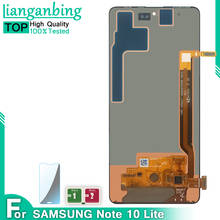 ЖК-дисплей Super AMOLED для Samsung Galaxy Note 10 lite, ЖК-дисплей N770F/DS N770F/DSM, сенсорный экран с дигитайзером в сборе, замена 2024 - купить недорого