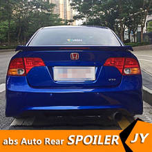 Spoiler traseiro para honda civic, asa traseira, spoiler abs de alta qualidade, 2006 a 2011 2024 - compre barato