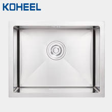 KOHEEL-fregadero de cocina Rectangular, escurridor individual de acero inoxidable, cesta y tubo de drenaje 2024 - compra barato