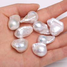 Natural Freshwater Pearl Loose bead irregular shape Pendants for Jewelry Making DIY women's elegant Necklace Accessories 16x20mm 2024 - buy cheap
