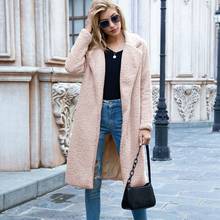 Winter Long Teddy Coat Women Faux Fur Coat Female Plus Size Warm Women Winter Coats Fur Jacket Female Plush Overcoat Outwear 2024 - buy cheap