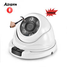 Azishn grande angular 2.8mm áudio 4mp 2560*1440 25fps cctv câmera dome indoor ao ar livre vandalproof hd caso de metal infravermelho ip câmera 2024 - compre barato