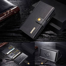 DG. MING Чехол-кошелек из натуральной кожи для Samsung Note 10 10 + 8 9 защитный чехол для визиток для Galaxy S7 Edge S8 S9 S10 Plus 2024 - купить недорого