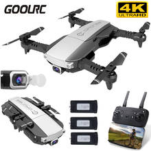 Goolrc-drone h3 4k com câmera, quadricóptero dobrável com wi-fi, transmissão de imagem em tempo real, fluxo óptico fpv, brinquedo para crianças 2024 - compre barato