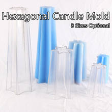 Plastic Hexagonal Candle Mold DIY Wax Candle Mould Handmade Candle Making Molds Tools Accessories 2024 - buy cheap