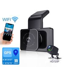 B05-minicámara de salpicadero Dvr para coche, grabadora de vídeo con rastreador GPS, cámara de visión trasera, 3,0 pulgadas, Wifi, FHD, 1080P 2024 - compra barato