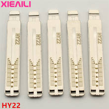 XIEAILI 50Pcs NO.77 HY22 Engraved Line Key Blade Scale Shearing Teeth Uncut Key Blade For Hyundai IX35 For Kia Sportage S307 2024 - buy cheap