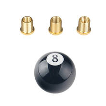 8 botões manuais de mudança de marcha de bilhar m12 * 1.25mm botão com adaptador de 8 10 12mm 2024 - compre barato