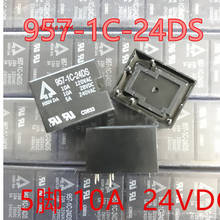 New original 957-1c-24ds electromagnetic relay genuine 24VDC 10A 2024 - buy cheap