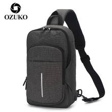 OZUKO New Multifunction Crossbody Bag for Men Anti-theft Shoulder Messenger Bags Male Waterproof Short Trip Chest Bag Male Bag 2024 - buy cheap