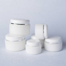 Embalagem para creme pp de alta qualidade, embalagem cosmética opcional de creme duplo com 15g, 30g e 50g 2024 - compre barato