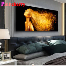 5D Diamond Painting Black Gold Woman Abstract Nude Girl Sexy DIY Full Square Round Drill Embroidery Mosaic Cross Stitch Handwork 2024 - buy cheap