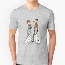 Camiseta de algodón con estampado Diy para hombre, camisa fresca de Dalmatas, Dálmatas, perros Anos80, 101, Dalmatas, 101 2024 - compra barato