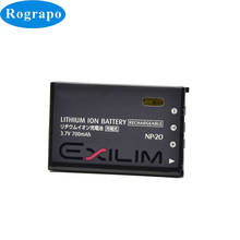 Аккумулятор для литий-ионной батареи CASIO Exilim, новый аккумулятор 700 мАч для литий-ионной батареи с аккумулятором для CASIO Exilim, Z3, M2, Z3, Z4, S1, S1PM, S2, S3, S4, S100, Z8, Z40, Z65, z70, Z75, S20, s770 2024 - купить недорого