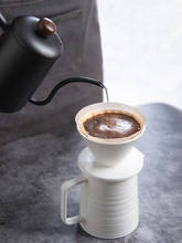 Cafetera manual para elaboración de café, aparato de elaboración de café, filtro de café tipo v60, juego de tazas de cerámica para el hogar 2024 - compra barato