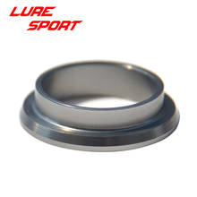 LURESPORT-Anillo de aluminio de TV, asiento de carrete, anillo trasero, varilla de retención de viento, componentes de construcción, reparación, caña de pescar, accesorio DIY, 10 Uds. 2024 - compra barato