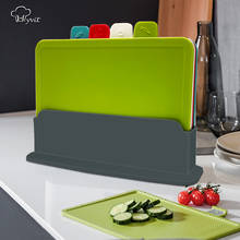 Chopping Board with Holder Chrismas Cutting Boards for Kitchen Non-Slip Anti Bacterium Plastic Chopping Block Dishwasher Safe 2024 - buy cheap