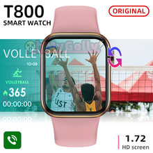 T800 Smart Watch Heart Rate Monitor Make And Answer Call Tracker Fitness smartwatch Custom watch face PK IWO 12 x16 iwo 13 lite 2024 - buy cheap