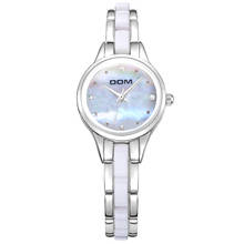 Las señoras de la moda del DOM miran el reloj de cerámica del estilo elegante 2024 - compra barato