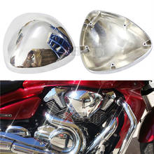 Motocicleta esquerda lado direito chrome filtro de ar mais limpo capa para suzuki boulevard m109 m109r intruder vzr1800 2024 - compre barato