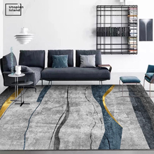 Gloden-alfombras grises para sala de estar, moquetas para habitación, alfombra de mármol para dormitorio, alfombrilla antideslizante para sala de estar 2024 - compra barato