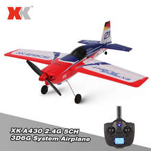 Wltoys XK A430 2.4G 5CH RC Airplane Brushless Motor 3D6G System Glide RC Plane 430mm Wingspan EPS RC Aircraft Airplane Model RTF 2024 - buy cheap
