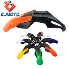 Guardabarros delantero Universal para motocicleta, accesorio de plástico ABS naranja para Kawasaki KX KLX KLR 110, 140, 250, 450, 460, todoterreno 2024 - compra barato