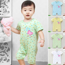 2021 pure cotton short baby bodysuit spring girl fashion one pieces jumpsuit newborn sleepwear children kidswear boys clothing 2024 - buy cheap