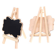 1pc DIY 1:12 1/6 Wooden Mini Chalkboard Model Dollhouse Miniatures Accessories Children's Room Accessories Small Blackboard 2024 - buy cheap