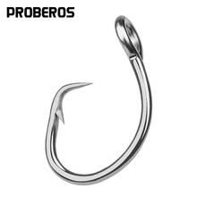 PROBEROS Saltwater Fishing Hook DWH105 20pc Circle Hook 11/0#-16/0# Model stainless steel Fishhook Made in Taiwan 2024 - buy cheap