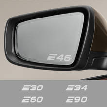 Pegatina de vinilo para espejo retrovisor de coche, accesorios para coche, para BMW E39, E46, E60, E90, E28, E30, E34, E36, E53, E61, E62, E70, E87, E91, E92, E93 2024 - compra barato