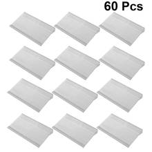 60 Pcs Plastic Sign Label Holder Hanging Hook Shelf Retail Price Tag Label Card Merchandise Sign Display Holder Stand (Transpare 2024 - buy cheap