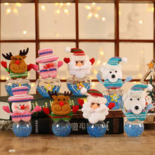 Christmas Gift Storage Candy Jar Bottle Santa Sweet Christmas Storage New Year Gift Christmas Presents Decorations For Kids 2024 - buy cheap