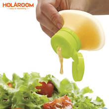 Holarrom Mini Squeeze Type Sauce Bottle Silicone Salad Dressing Sauce Jars For Ketchup Mayonnaise Lunch Box Accessories 2024 - buy cheap