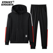 2021 New Spring Autumn Fashion Casual Men Sportswear Sets Men's Hoodie Sweatpants Sports Suit Hip Hop Streetwear Suits Big Size 2024 - buy cheap