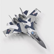 1/100 Scale Russia Airforce SU 35 Fighter Camo Color Air Force One Diecast Aircraft Plane Model Alloy AirlineToy 2024 - buy cheap