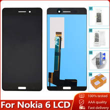 5.5" Tested Display For Nokia 6 TA-1021 TA-1025 TA-1033 LCD Display With Touch Screen Digitizer Assembly Replacement Free Tools 2024 - buy cheap