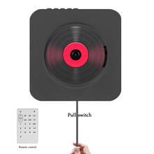 Портативный CD-плеер с дистанционным управлением по Bluetooth, настенный Bluetooth FM-радиоприемник Walkman, HiFi динамик, объемный звук, радио 2024 - купить недорого