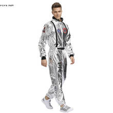 M-XL Men Halloween Cosmonaut Costume Astronaut uniform Cosplay Carnival Purim parade Stage show Masquerade Role play Party dress 2024 - buy cheap